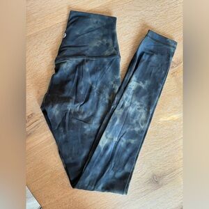 Lululemon Athletica Black and Olive Leggings